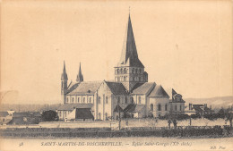 76-SAINT MARTIN DE BOSCHERVILLE-EGLISE SAINT GEORGES-N°6024-C/0325 - Saint-Martin-de-Boscherville