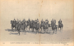 78-SAINT GERMAIN EN LAYE-CHAMP DE MANŒUVRE-CUIRASSIERS-N°6024-F/0197 - St. Germain En Laye