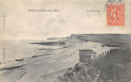 76-SAINT AUBIN SUR MER-LES FALAISES-N°6024-E/0211 - Saint Aubin