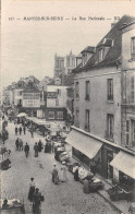 78-MANTES SUR SEINE-RUE NATIONALE-MARCHE-N°6024-H/0323 - Mantes La Ville