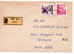 63873 - Österreich - 1970 - S5 Trachten MiF A R-Bf WIEN -> Westdeutschland - Cartas & Documentos