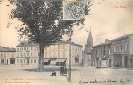 81-CARMAUX-PLACE GAMBETTA-CAFE BOYER-N°6025-B/0247 - Carmaux