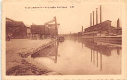 93-SAINT DENIS-LE CANAL ET LES USINES-N°6025-G/0067 - Saint Denis