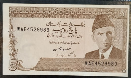 Pakistan - 1993/97 - 5 Rupees - P38 (5b) UNC - Pakistán