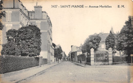 94-SAINT MANDE-AVENUE HERBILLON-N°6026-A/0123 - Saint Mande