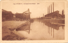 93-SAINT DENIS-LE CANAL ET LES USINES-N°6025-H/0219 - Saint Denis