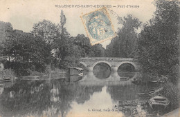 94-VILLENEUVE SAINT GEORGES-PONT D YERRES-N°6026-C/0175 - Villeneuve Saint Georges