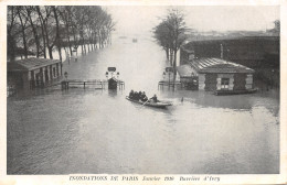 94-IVRY SUR SEINE-INONDATIONS-BARRIERE D IVRY-N°6026-B/0233 - Ivry Sur Seine