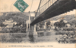 95-LA ROCHE GUYON-LE PONT SUSPENDU-N°6026-F/0043 - La Roche Guyon