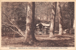 95-PRESLES-CHÂTEAU DE COURCELLES-EMBARCADERE-N°6026-E/0257 - Presles