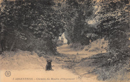 95-ARGENTEUIL-CHEMIN DU MOULIN D ORGEMONT-ANIMEE-N°6026-E/0149 - Argenteuil