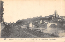 95-PERSAN BEAUMONT-PONT DE CHEMIN DE FER-DETRUIT-N°6026-E/0123 - Persan