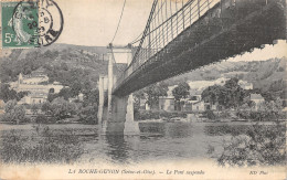 95-LA ROCHE GUYON-LE PONT SUSPENDU-N°6026-D/0193 - La Roche Guyon