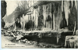 CPA 9 X 14 Ain BELLEGARDE  Dans Les Gorges De La Perte Du Rhône (gelée En Hiver, Glace) - Bellegarde-sur-Valserine