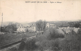 22-SAINT JACUT DE LA MER-EGLISE ET ABBAYE-N°6028-A/0313 - Saint-Jacut-de-la-Mer