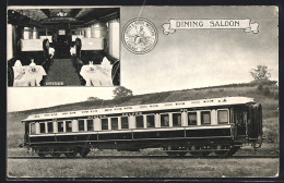 Pc Dining Saloon Der London & North Western Railway Company, Interior, Englische Eisenbahn  - Trains