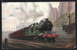 Pc Edinburgh, Englische Eisenbahn-Lokomotive No. 1794 Der N. E. Rly.  - Trains