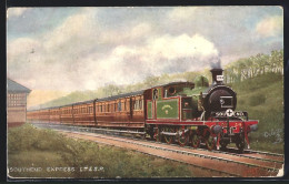 Artist's Pc Dampflokomotive Des Southend Express` Gibt Volldampf  - Eisenbahnen