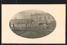 Pc Locomotive St. Patrick (No. 8) With A Cart Of Stones On A Railway Turntable  - Treinen