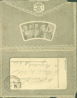 Guerre 14 Carte Lettre Militaire Franchise FM 5 Présidents Tsar Rois Alliés CAD Trésor Et Postes SP 39 ? 26 4 17 - WW I