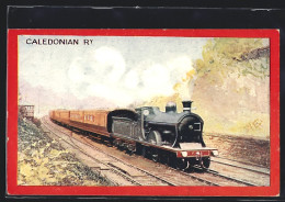 Artist's Pc Caledonian Ry., Locomotive At High Speed  - Eisenbahnen