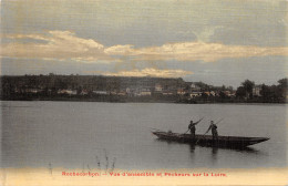 37-ROCHECORBON-PECHEURS SUR LA LOIRE-N°6028-F/0341 - Rochecorbon