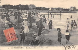 44-LE POULIGUEN-PLAGE A L HEURE DU BAIN-N°6029-A/0045 - Le Pouliguen