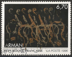 France 1996 - Mi 3167 - YT 3023 ( Painting By Arman ) - Oblitérés