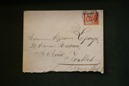 Entier Enveloppe 10 Centimes  Pellens Obl. Sc BIEVRE Vers IXELLES 1914 COB 118 - 1912 Pellens