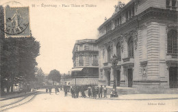 51-EPERNAY-PLACE THIERS ET THEATRE-N°6029-D/0075 - Epernay