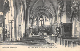 60-VERBERIE-INTERIEUR DE L EGLISE ST PIERRE-N°6029-G/0321 - Verberie