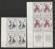 N° 1226 Et 1227 Au Profit De La Croix Rouge Série En Bloc De 4 Timbres Neuf - Unused Stamps