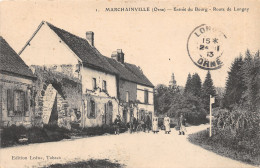 61-MARCHAINVILLE-ROUTE DE LONGNY-ANIMEE-N°6029-H/0385 - Other & Unclassified