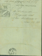 Guerre 14 Carte Lettre Militaire Franchise FM Général De Castelnau CAD Gare De Corte Corse 1916 - WW I