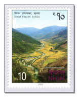 Nepal 2022 (11) Sinja Valley Jumla - Landscape - Hima River - The Ancient Capital City Of The Khasa Kingdom - MNH ** - Nepal