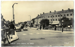 CPSM SUNBURY ON THAMES - Sunbury Cross - Year 1967 - Surrey