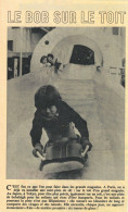 Japon. Piste De Bobsleigh Sur Un Toit D'un Grand Magasin à Tokyo. Luge. 1970. - Pubblicitari