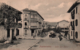 CPA - FUENTERRABIA - Calle San Pedro (tramway) - Edition A.Villatte - Otros & Sin Clasificación