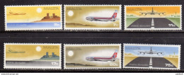 MALTA 1978 AIR MAIL POSTA AEREA AIRMAIL AIRMAIL AIRMALTA LINES JET AND JUMBO COMPAGNIA AEREA COMPLETE SET SERIE MNH - Malta