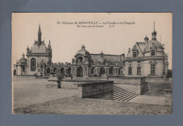 CPA - 60 - Château De Chantilly - La Façade Et La Chapelle - Non Circulée - Chantilly