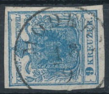 1850. Typography 9kr Stamp, MODERN - Gebraucht
