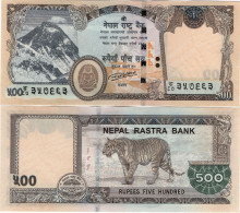 NEPAL        500 Rupees       P-81       2016 / BS 2073 (2018)      UNC  [ Sign. 20 ] - Népal