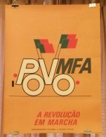 Portugal Affiche Politique 1975 Povo MFA 25 De Abril 1974 Révolution Des œillets Carnation Revolution Political Poster - Plakate