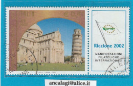 USATI ITALIA 2002 - Ref.0881 "PATRIMONIO MONDIALE - PISA" 1 Val. Con Bandella - - 2001-10: Used