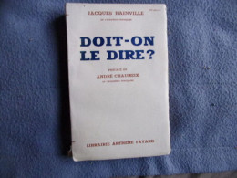 Doit-on Le Dire - 1801-1900