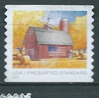 VEREINIGTE STAATEN ETATS UNIS USA 2022 FLAGS ON BARNS: IN AUTUMN USED SN 5684 YT 5518 - Oblitérés