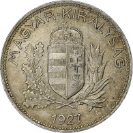 Hongrie, Pengo, 1927, Budapest, Argent, TTB, KM:510 - Hungary