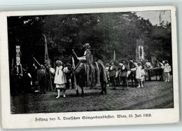 13002104 - Saengerfeste Wien 1928 - X. Dt. - Sänger Und Musikanten