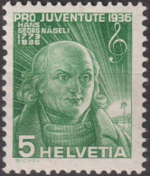 1936 Schweiz / Pro Juventute ** Zum:CH J77, Mi:CH 306, Yt:CH 298, Hans Georg Nägeli - Unused Stamps