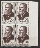 N° 1217 Centenaire De La Naissance De Jean Jairès Beaux Blocs De 4 Timbres Neuf - Neufs